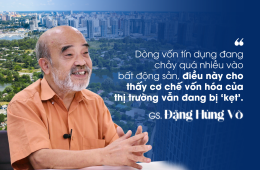 GS Đặng Hùng Võ: Cơ chế vốn hóa của thị trường đang bị ‘kẹt’, tín dụng BĐS phình to là dấu hiệu cảnh báo