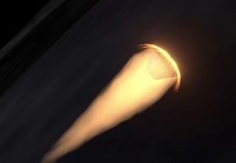 Phi hành đoàn Mặt Trăng vượt qua quả cầu lửa 3.000 độ C