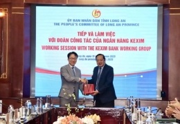 Ngân hàng KEXIM làm việc với tỉnh Long An