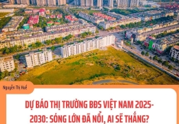 DỰ BÁO THỊ TRƯỜNG BĐS VIỆT NAM 2025-2030: SÓNG LỚN ĐÃ NỔI, AI SẼ THẮNG?