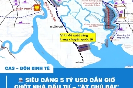  SIÊU CẢNG 5 TỶ USD CẦN GIỜ CHỐT NHÀ ĐẦU TƯ – “ÁT CHỦ BÀI” LOGISTICS CỦA VIỆT NAM LỘ DIỆN